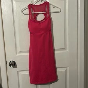 Fabletics Tropez Barbie pink workout dress